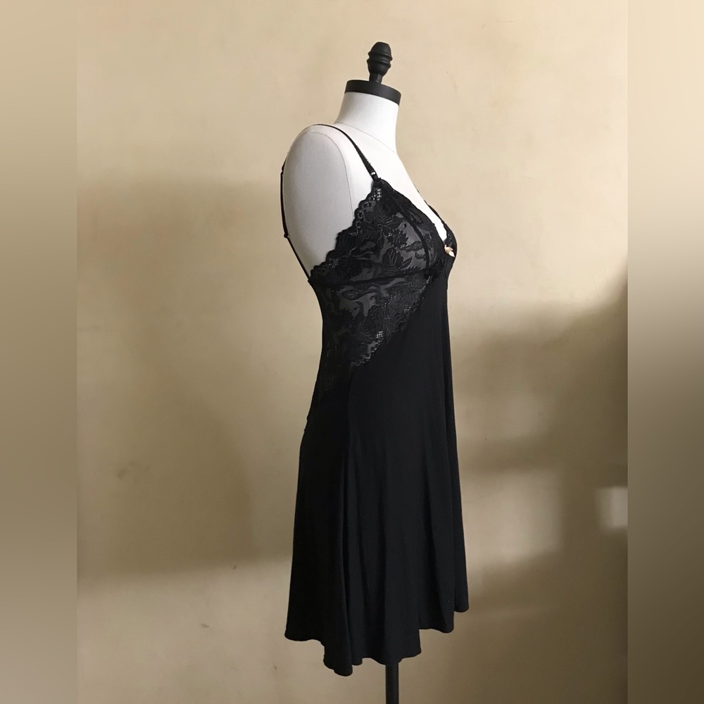 Flirty Black Slip